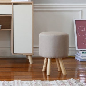 마루이 원형 스툴 화장대 의자