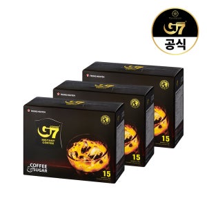 [대용량] G7 베트남커피 2IN1 커피앤슈거 15개입 X 3개 (45개입)