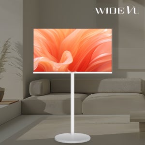 와이드무빙뷰 화이트에디션 삼탠바이미 셋트 QLED 109cm(43인치) 4K UHD 스마트 이동식 TV 중소바이미 삼텐바이미 V1