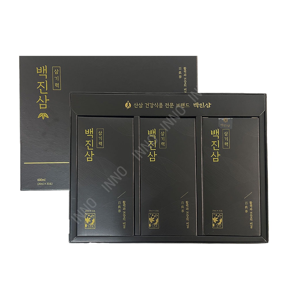 <b>백진삼 삼기력</b> 산삼건강식품 백진삼 600ml in