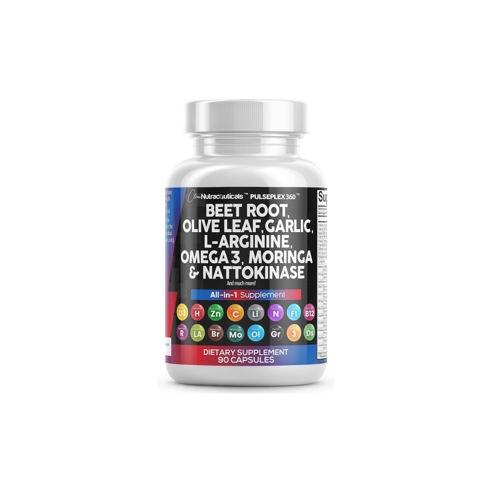 Clean Nutraceuticals 클린 뉴트리컬스 <b>L</b>-아르기닌 오메가 3 90캡슐
