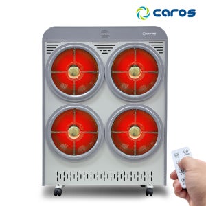 캐로스 4구 하이라이트 전기히터 업소용 산업용 사무실 회의실 난로 CEH-H3000FG
