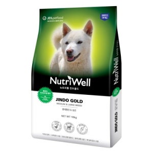 뉴트리웰 진도 골드 10kg 건강 밸런스를 맞춘 프리미엄 전연령용 사료