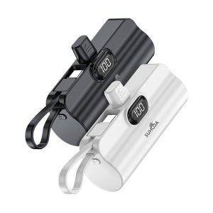 수호자 고속충전 일체형 보조배터리 C타입 8핀 거치형 도킹형