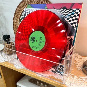 투명 LP 보관함 거치대 진열 렉 진열장 판꽂이 진열대 바이닐 레코드