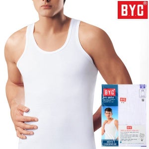 BYC 런닝 쿨나시 남자민소매 러닝셔츠 남성반팔런닝 메리야스 남성메리아스 런닝구 5매