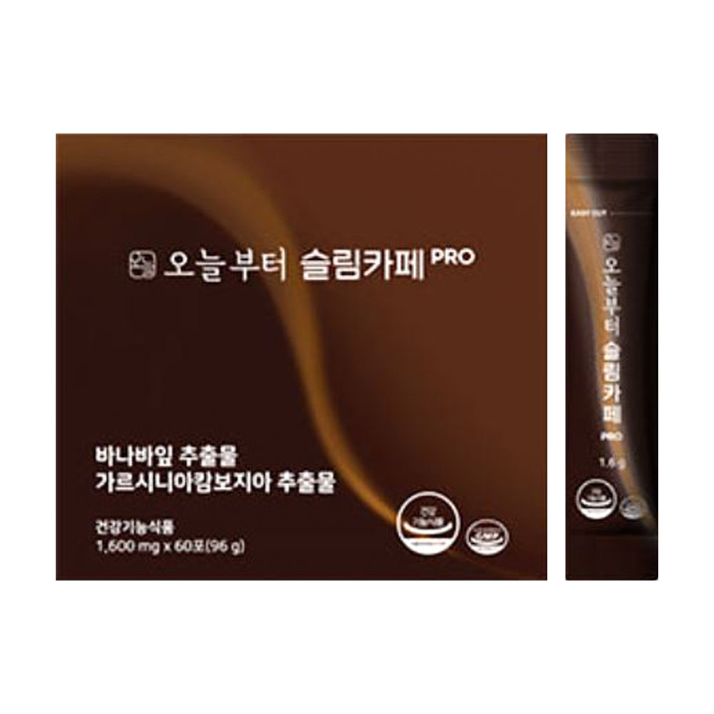 오늘부터 슬림카페 1500mg x 60포 다이어트 커피