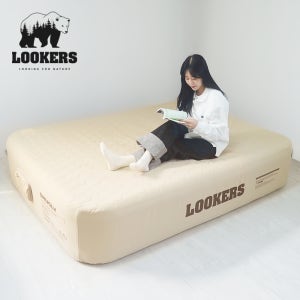 루커스 에어매트 에어 침대 캠핑 매트 자충 매트 스너글리 더블 40cm
