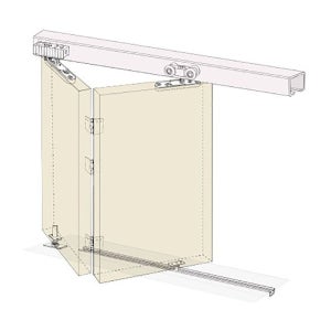 세한프레시젼 폴딩도어 레일 접이문 KSL307 문4개용