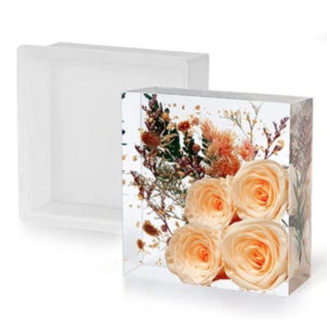 부케 레진 아트 재료 부케 말리기 액자 유리돔