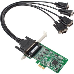 목사 CP-104EL-A-DB9M 시리얼카드 RS232 PCIe 4Port 슬림PC 겸용