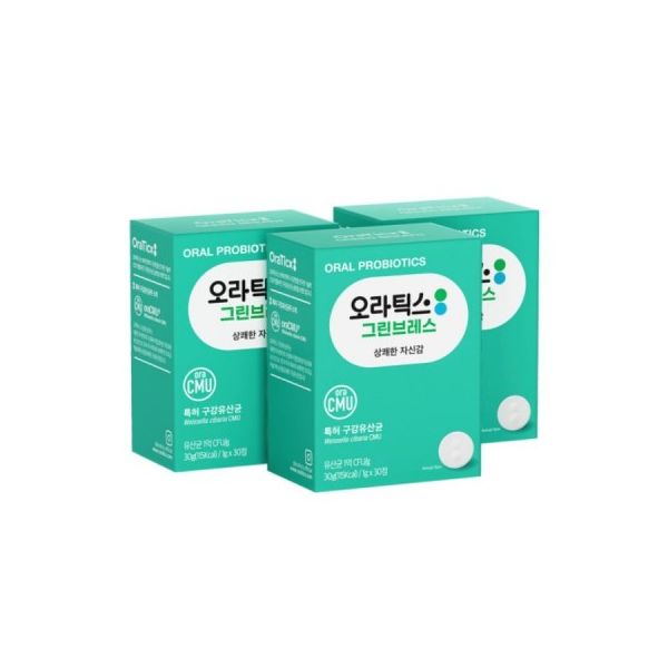 오라팜 그린브레스 구강 구취 입냄새 잇몸 유산균 3개