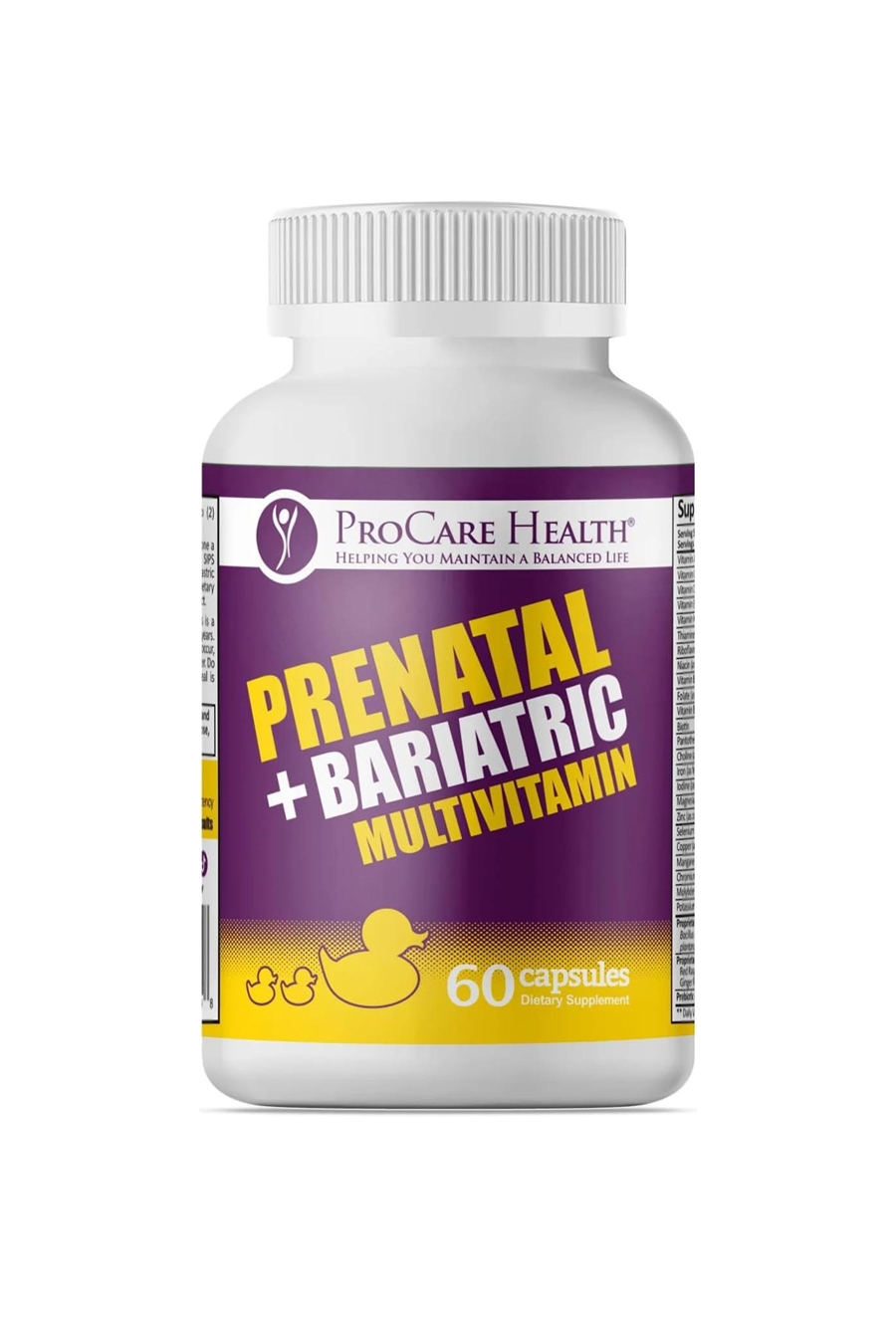 프로케어 헬스 <b>베리아트릭 멀티비타민</b> 프리네이탈 프로바이오틱스 60 개입