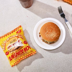 노브랜드 숯불갈비맛햄버거 150g X 6개입 아침대용 식사대용 아이스박스 아이스팩