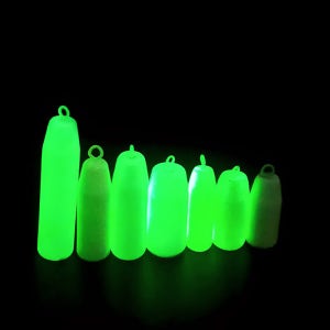 야광 봉돌 구멍 고리 회전 낚시추 야광추 갑오징어 쭈꾸미 8호 8개입