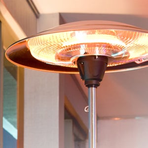 시원 파티오히터 삿갓난로 실외용난로 전기 난방기