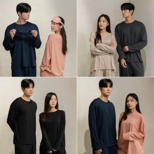 이너쿠키 25FW 슬림기모 홈웨어 세트 잠옷 라운지웨어 남자 여자 파자마