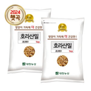 대한농산 호라산밀 / 곡물 잡곡쌀 1kg, 2개