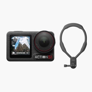 DJI Osmo Action 5 Pro 넥 마운트 촬영 콤보 액션캠(액션5 스탠더드+목걸이형 넥 마운트)