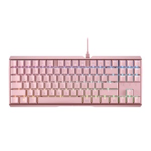 체리 키보드 MX BOARD 3.0S RGB TKL 핑크 청축 기계식 유선 키보드