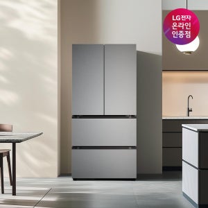 LG 디오스 오브제컬렉션 김치톡톡 Z509MPSF13 스탠드형 김치냉장고 505L (프라임실버/메탈)