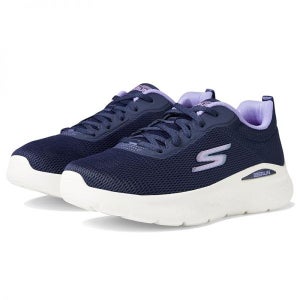 스케처스 고 런 라이트 퀵 스트라이드 여성 런닝화 마라톤 조깅화 Navy/Lavender