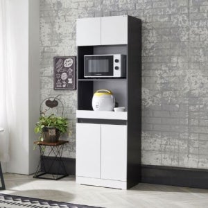 고광택 하이그로시 신축아파트 빌라 1800 렌지대 도어형 손잡이없는 수납장 틈새60cm