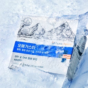 [2개월분] 오메가스타 신선한 알래스카 오메가3 비린내 없는 장용성캡슐 순도80% 60캡슐, 1개