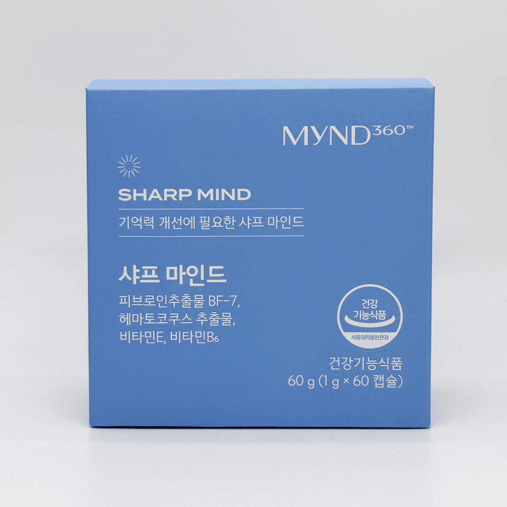 <b>뉴스킨</b> MYND360 샤프마인드 <b>기억력</b>개선 60정