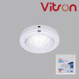 비츠온 원형 LED 센서등 롱런 15W 6500K 주광색 국산