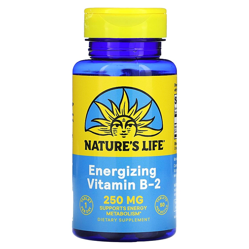 <b>네이처스 라이프 비타민 B2</b> 250mg 50정
