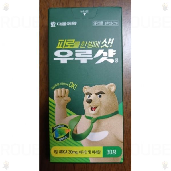 대웅제약 우루샷 <b>피로회복</b> 멀티 비타민 UDCA , 30정, 1개