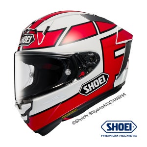 쇼에이 X-15 GUN TC-1 바리바리 레전드 콜라보 레이싱 바이크 풀페이스 헬멧 오토바이헬멧 X15