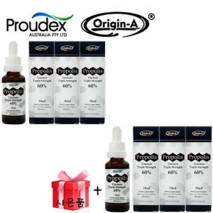 원액 60% 오리진에이 프로폴리스 리퀴드 원액 액상 호주 프로폴리스 6병 대용량 30ml