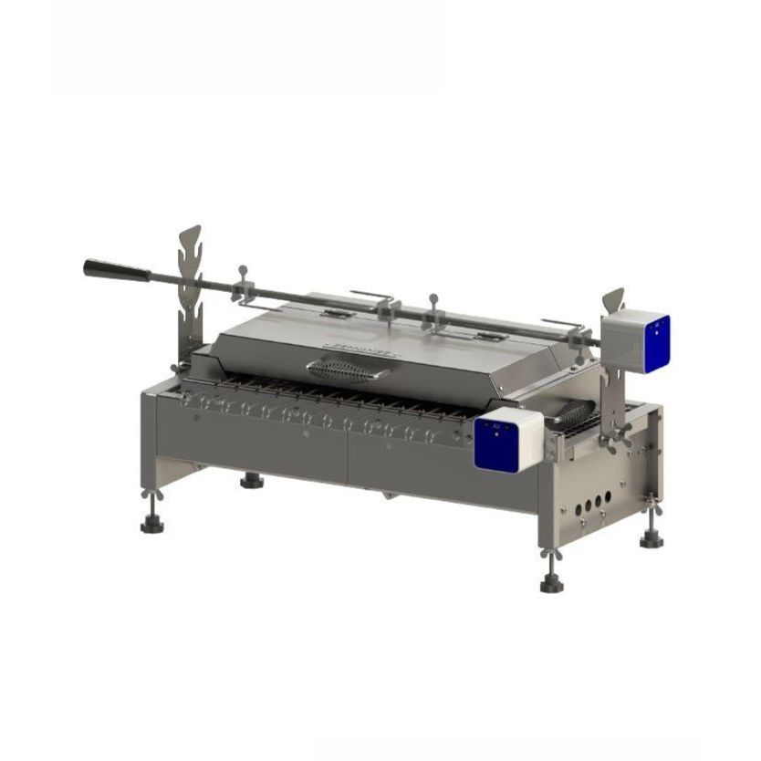 숯불 구이 치킨 스토브 캠핑 장비 완전 자동 뒤집기 꼬치 스튜 오븐 스테인레스 스틸 BZ3S표준모델