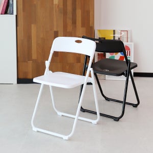 (12개입) 제로 인테리어 디자인 폴딩 체어 다용도 플라스틱 접이식 의자