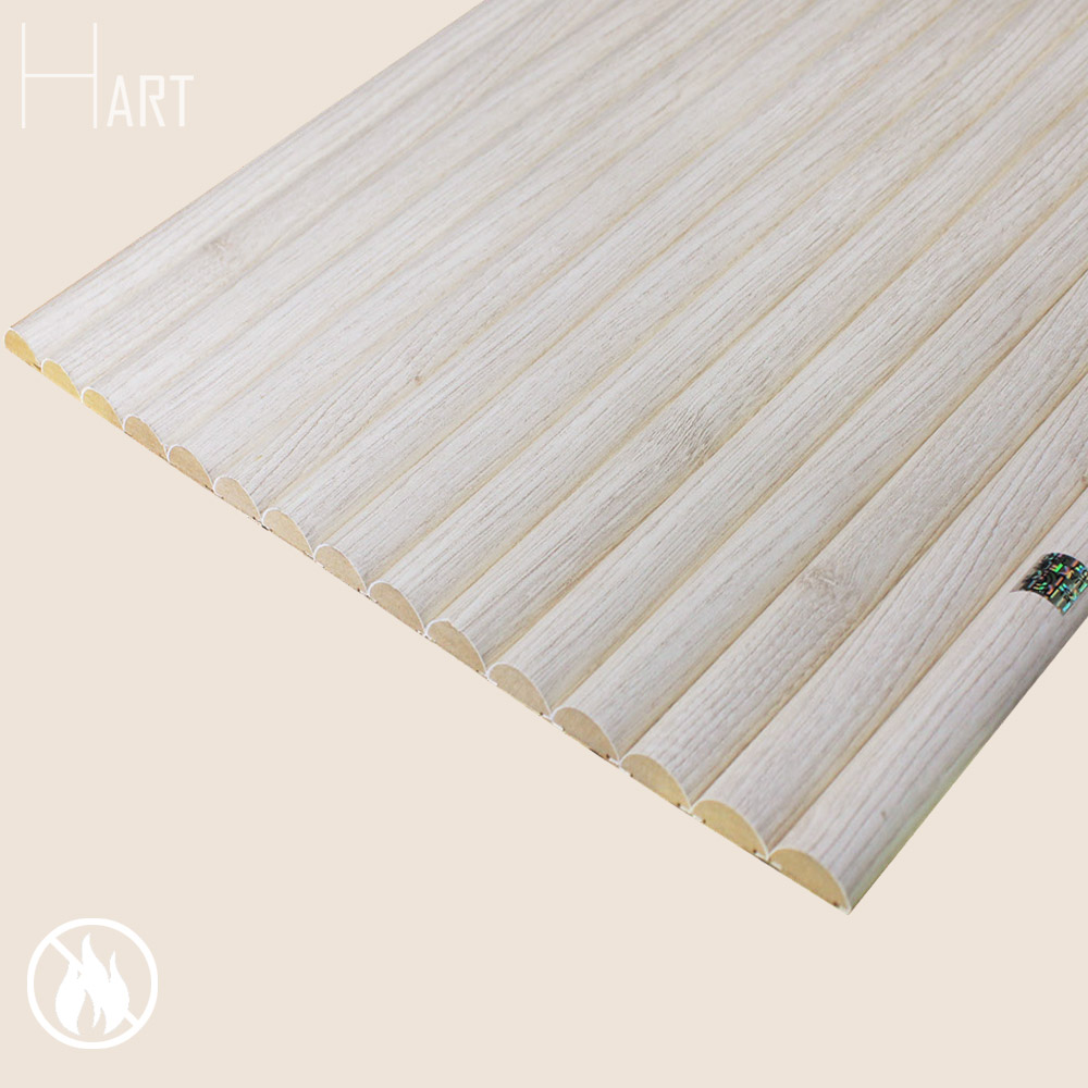 랩핑 방염 템바보드 반달 목재 페이퍼 인테리어 보드 1200x2400m 209-168