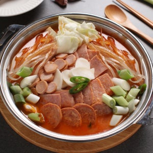 대식가 일키로 부대찌개 밀키트 햄이 듬뿍 캠핑용 술안주 1kg 2인분