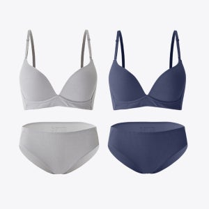 [보디가드] 울트라소프트 노와이어 브라&팬티 세트 2Colors