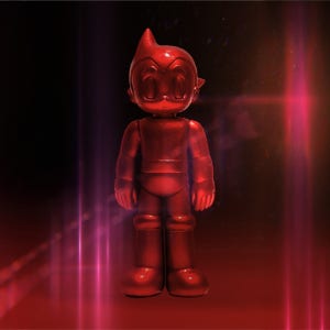 메탈릭 레드 데미지 아톰피규어 atom hing hung tokyo toys