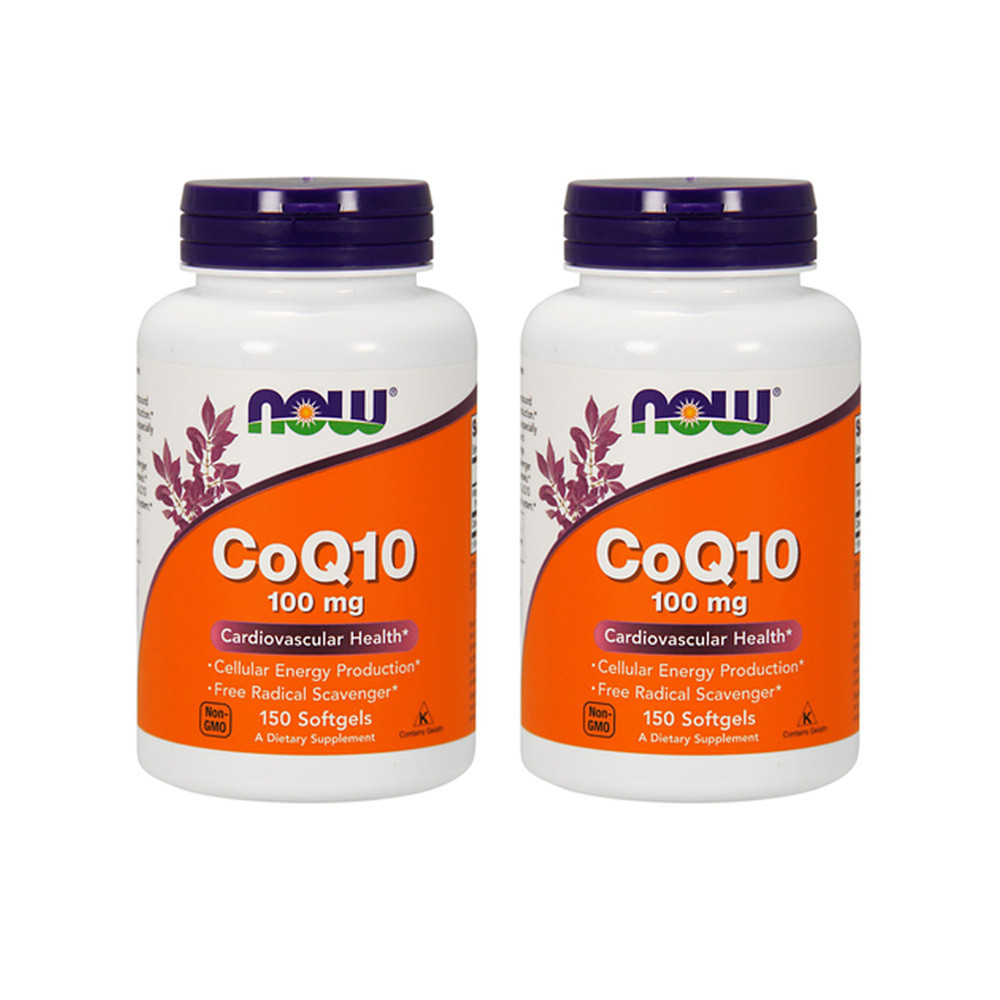 나우푸드 <b>CoQ</b>10 코큐텐 코엔자임큐텐 100mg <b>150</b>베지<b>캡슐</b> 2개 Now foods