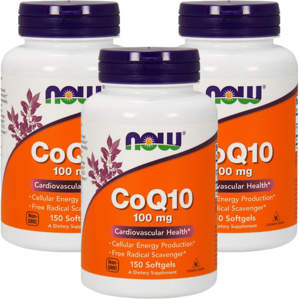 나우푸드 <b>CoQ</b>10 코큐텐 코엔자임큐텐 100mg <b>150</b>베지<b>캡슐</b> 3개 Now foods