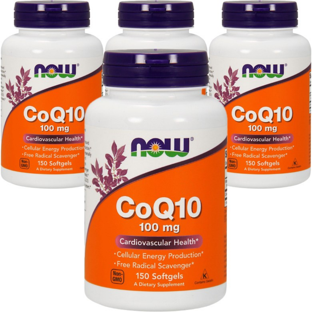 나우푸드 <b>CoQ</b>10 코큐텐 코엔자임큐텐 100mg <b>150</b>베지<b>캡슐</b> 3개 Now foods