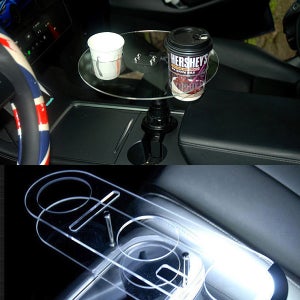 푸조 208 308 408 508 2008 3008 5008 e2008 거치형 LED 1단 무중력테이블 선반 트레이 거치대 스마트폰 핸드폰 거치대 차량용 수납용품