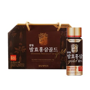 광동 발효홍삼골드 100ml 10병 건강음료 드링크 기능성 음료 선물세트