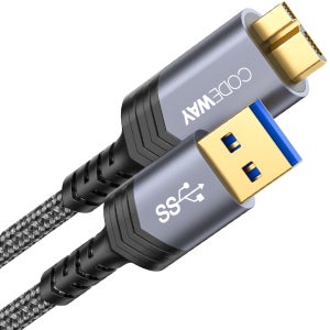 코드웨이 USB A to 마이크로B 외장하드 케이블 1m
