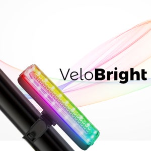 벨로브라이트 레인보우 자전거 후미등 안전등 멀티컬러