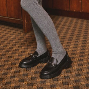 스퍼 하트 간치니 체인 클래식 로퍼 4cm -UA9028 (3color)