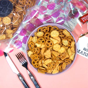 치즈 미니 프레첼 대용량 간식 스낵 500g 탕비실 회사 학원