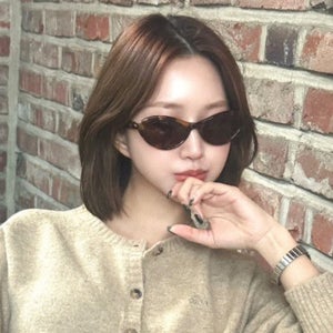 마르카토 비비 BIBI 2 레오파드 오벌형 호피 선글라스